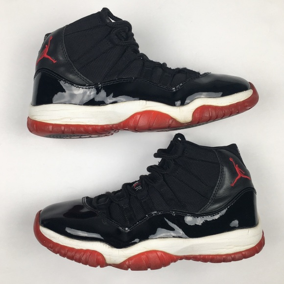 Vintage 2001 Air Jordan 11 Retro XI Playoff Bred 6.5 Basketball Sneakers Jordans - Picture 2 of 12
